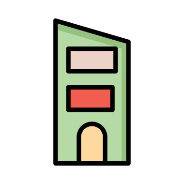 vektör çizim bina plaza tower 