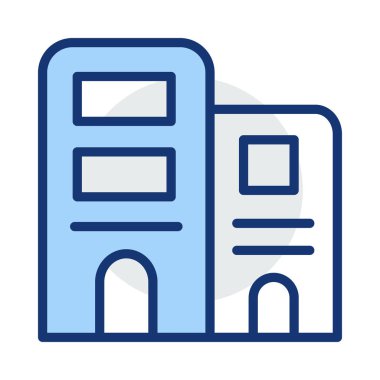 Kutsal kişilerin resmi, vektör çizim Bina mimari, 