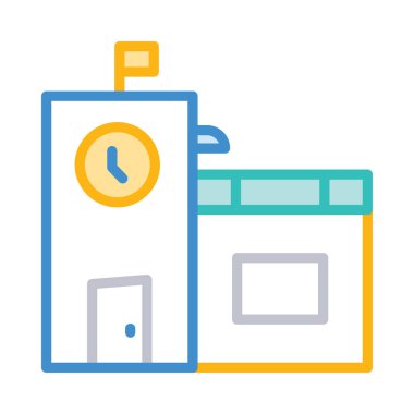 Web simgesi oluşturuyorum. Vektör illüstrasyonu 