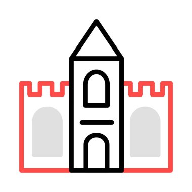 kale kale kule vektör çizim 