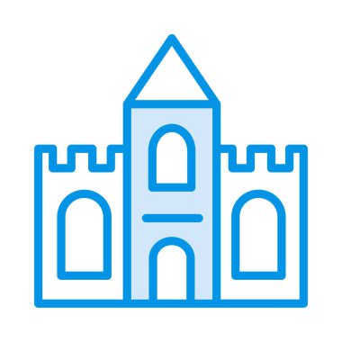 kale kale kule kutsal kişilerin resmi, vektör çizim   