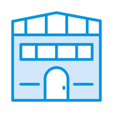 Ev, kutsal kişilerin resmi, vektör çizim inşa   