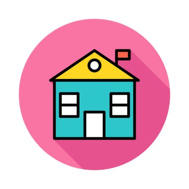 Evi Emlak ev vektör çizim 