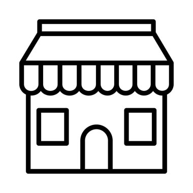 Otel, kutsal kişilerin resmi, vektör çizim Binası 