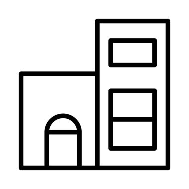 Banka, mahkeme kutsal kişilerin resmi, vektör çizim   