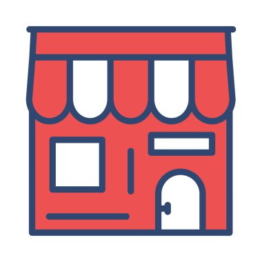 Alışveriş, kutsal kişilerin resmi, vektör çizim süper market   