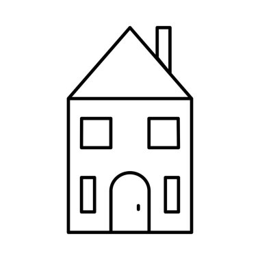 ofis pencere vektör çizim Binası 