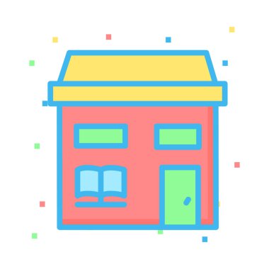 Alışveriş, kutsal kişilerin resmi, vektör çizim süper market   