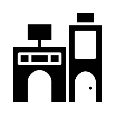 Web simgesi oluşturuyorum. Vektör illüstrasyonu 