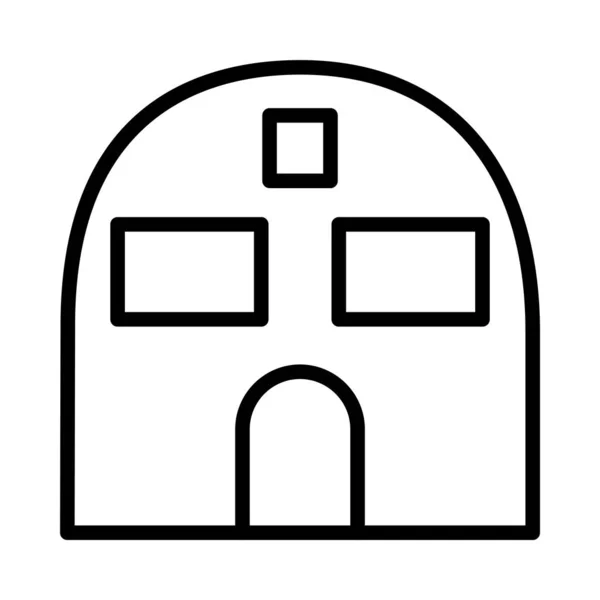 Haus Bausymbol Vektorillustration — Stockvektor