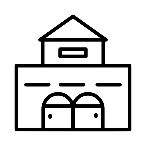 Casa Ícone Construção Ilustração Vetorial —  Vetores de Stock