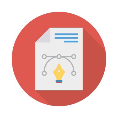 Tasarım bezier eğrisi vektör çizim 