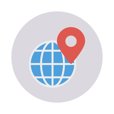 konumu PIN Gps vektör çizim 