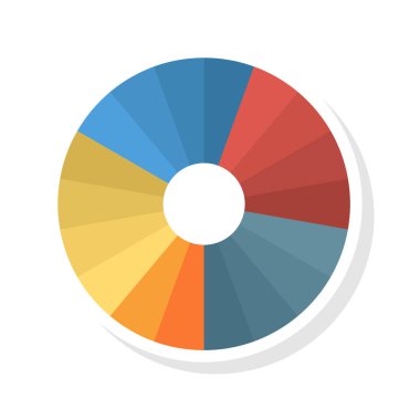 Pantone renk renk örneği vektör çizim 