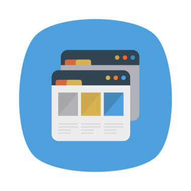 tarayıcı web sayfası penceresi vektör çizim 