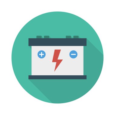 batarya akü şarj vektör çizim 