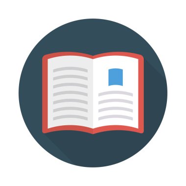 kitap okuma, bilgi vektör çizim 