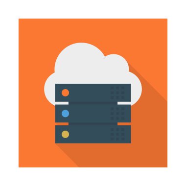 sunucu barındırma veritabanı vektör çizim 