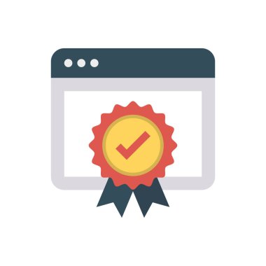 rozet Ödülü online vektör çizim 