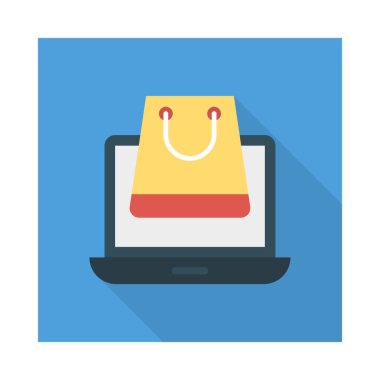 alışveriş çantası E ticaret vektör çizim  