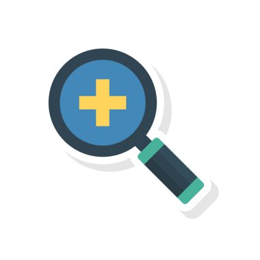 Zoom arama Büyüteç vektör çizim 