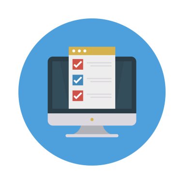 Web sayfası tarayıcı online vektör çizim 