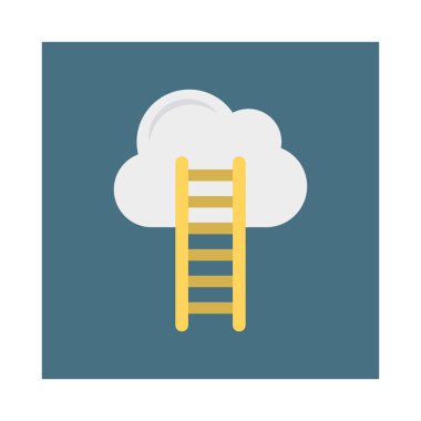 kariyer başarı merdiveni vektör çizim 