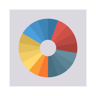 Pantone renk renk örneği vektör çizim 