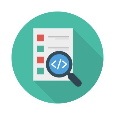 komut dosyası kodlama arama vektör çizim 