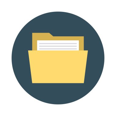 Arşiv klasörü dizin vektör çizim 