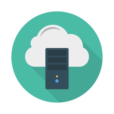 PC bilgisayar mainframe vektör çizim 