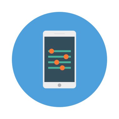 denetim kaydırıcısını ayarlama vektör çizim 