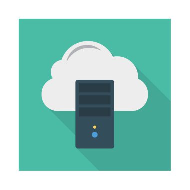 PC bilgisayar mainframe vektör çizim 