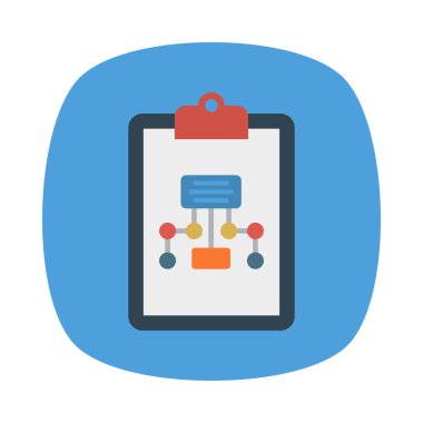 Pano akış çizelgesi hiyerarşi vektör çizim 