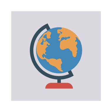 Dünya harita illüstrasyon vektör 