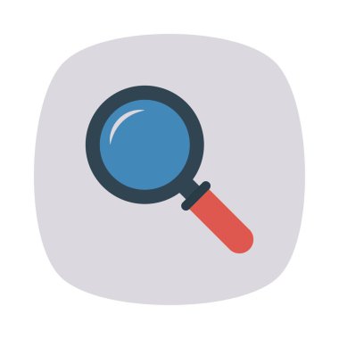 Arama büyüteç cam vektör çizim 