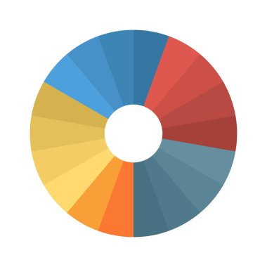 Pantone renk renk örneği vektör çizim 