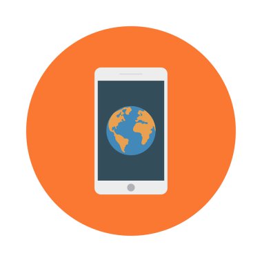 tarayıcı dünya telefon vektör çizim 