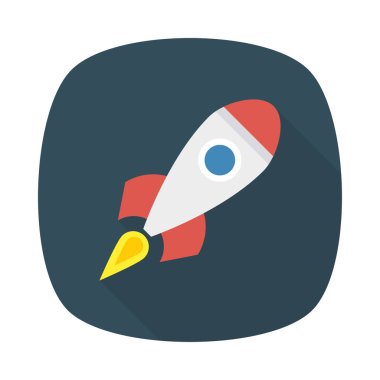 roket başlangıç başlatıcısı vektör çizim 