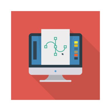 Bezier eğrisi tasarlamak vektör 