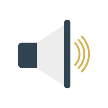 megafon hoparlör duyuru vektör çizim 