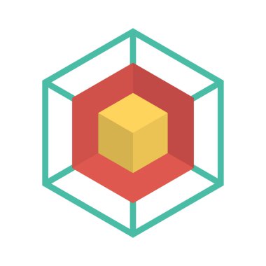 kutu şekli tasarlamak vektör 