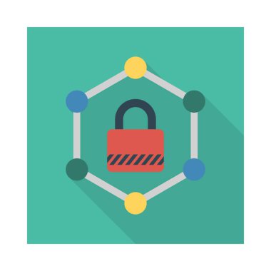 vektör çizim paylaşım kilit koruma 