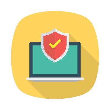 güvenli kalkan koruma vektör çizim 