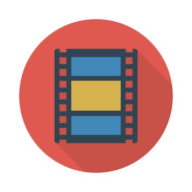 reel kamera film vektör çizim 