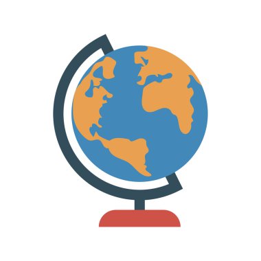 Dünya harita illüstrasyon vektör 