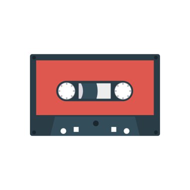 Kaset kaset müzik vektör çizim 