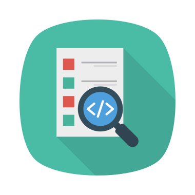 komut dosyası kodlama arama vektör çizim 