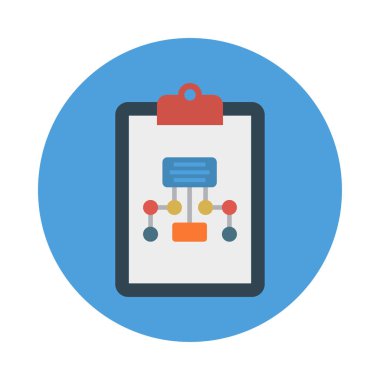 Web tasarım için renk simgesi. Vektör çizim 