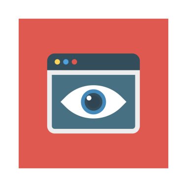 görünümü web sayfası tarayıcı vektör çizim 